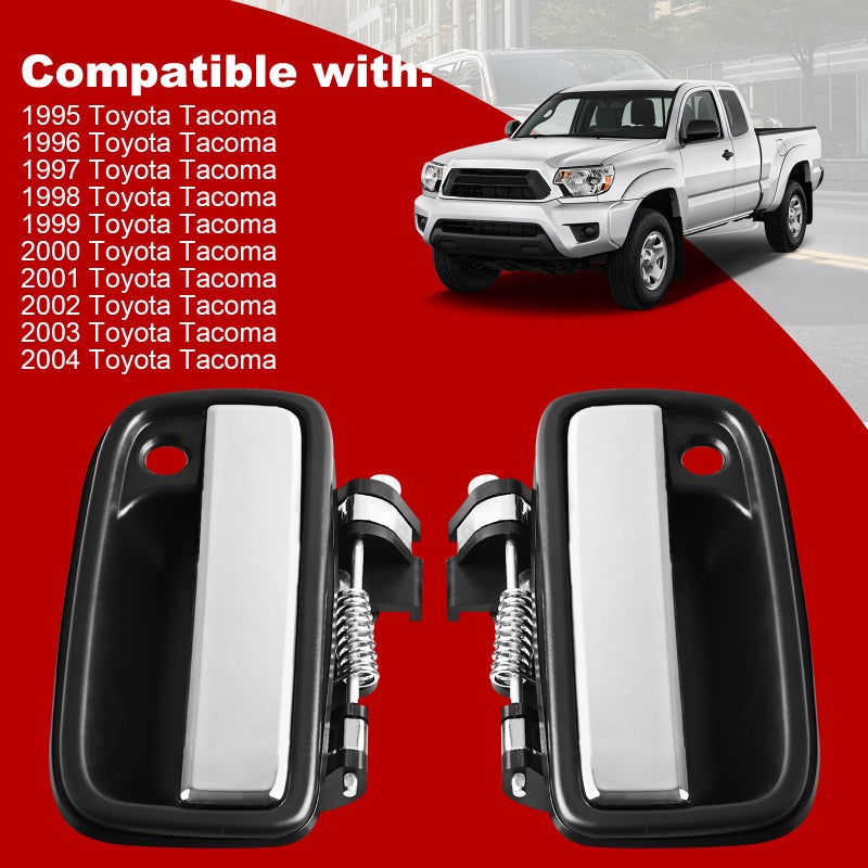FAERSI 2pcs Outside Exterior Door Handles Front Left Driver Side & Right Passenger Side Fit for 1995 1996 1997 1998 1999 2000 2001 2002 2003 2004 Toyota Tacoma 2004-2012 Toyota Hilux 769MX 768MX - Image 5